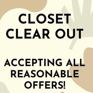 Accepting all reasonable offers!! Doesn’t hurt to ask:)